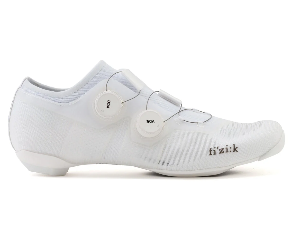 fizik Vega Carbon Road Shoes (White/White) (46)